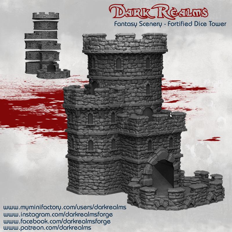 Dark Realms Fantasy Dice Tower