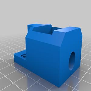 Duet Filament Laser Sensor Housing with Reverse Bowden Mount