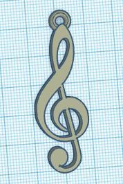 Portachiavi chiave del Sol