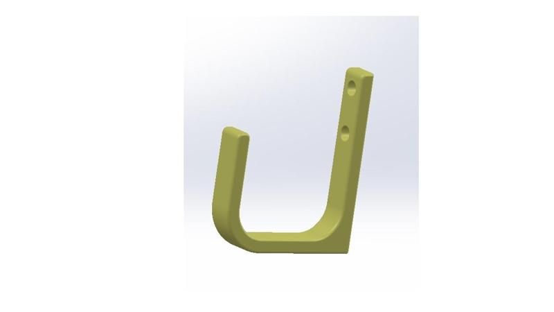 Kabelhaken (Cablehook)breite 10mm 4,5mm Bohrungen