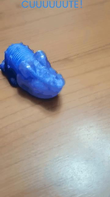 The bouncy, swaying little crocodile