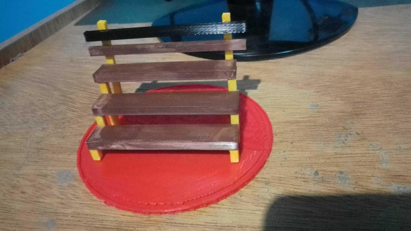 Wooden sports grandstand