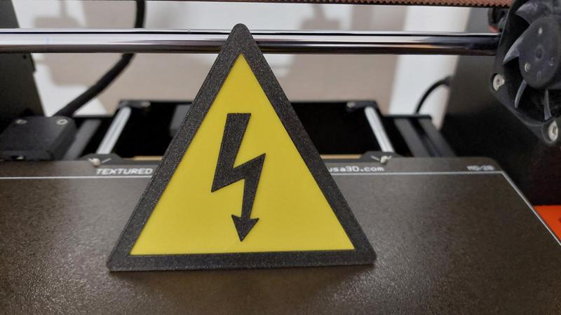 beware of electrical equipment (no MMU reqired)
