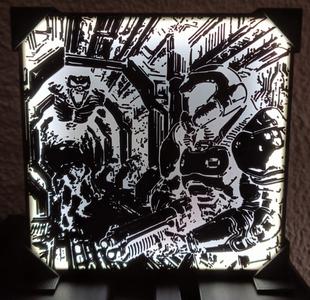 Slayer Lamp With Easy Solution To Change Front !