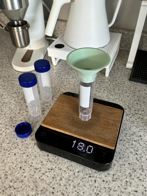 Centrifuge / Coffee Storage / Single Dosing Tube Funnel