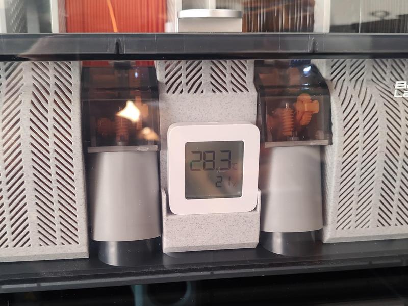 Silica Dry Box for Bambu Lab AMS Hydra and Stock Version that fits Xiaomi Hygrometer