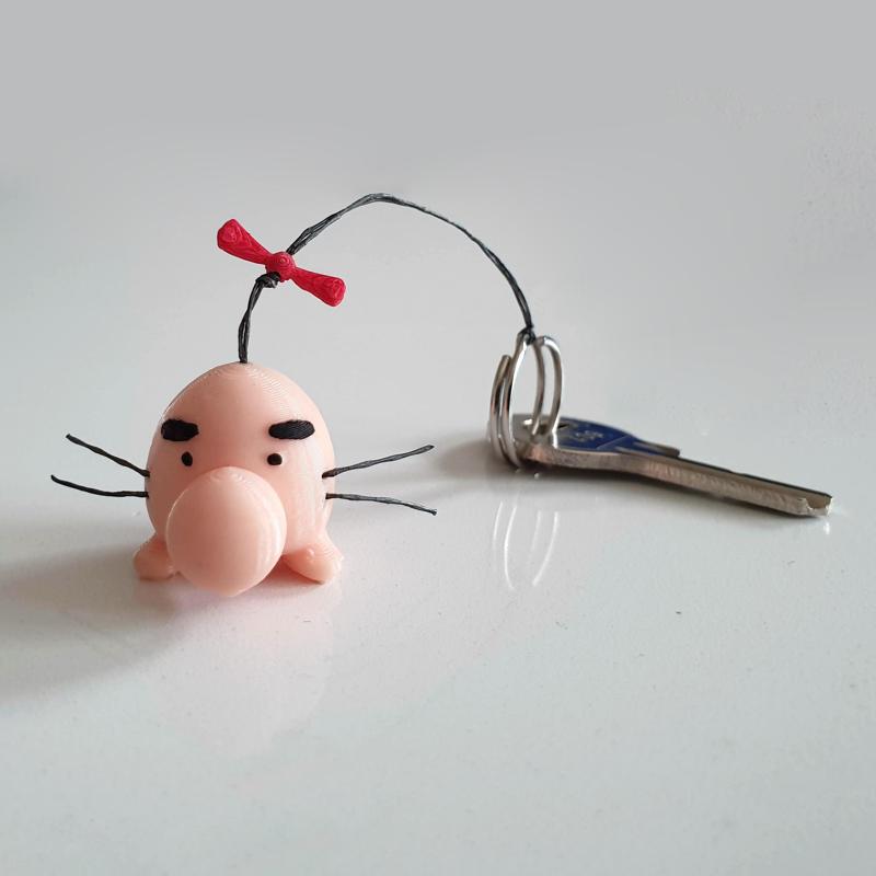 Mr. Saturn keychain