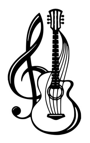 Violin Notes Wall Decor