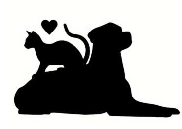 Cats And Dogs Love Wall Decor