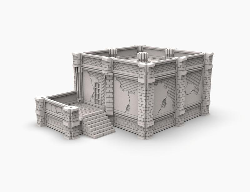 Civilian buildings from damocles kickstarter
