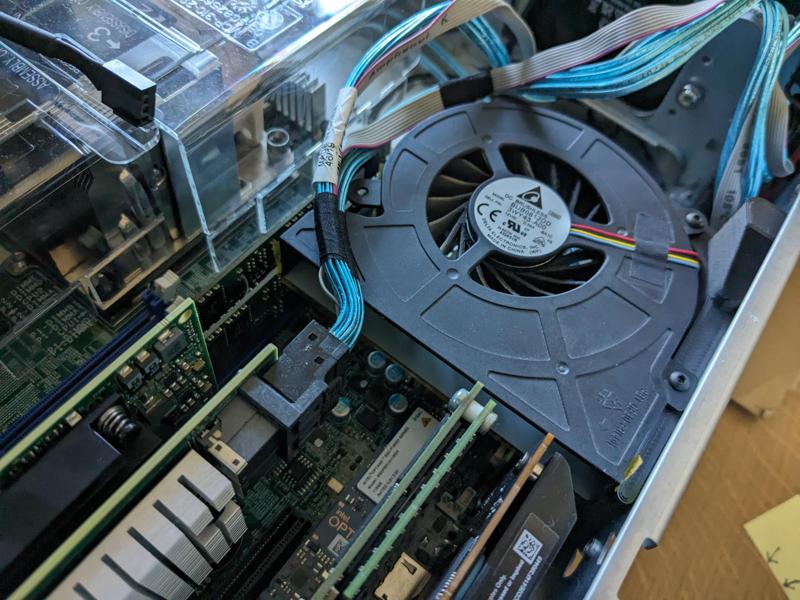 PCIe card cooler bracket for Supermicro CSE-826 chassis