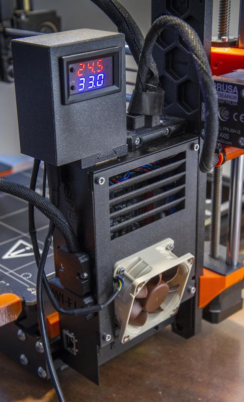 Fan power supply and control.