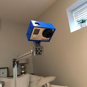 Overhead Tripod mount/GoPro stand brackets and adapters based on OpenBeam 1515 Extrusion