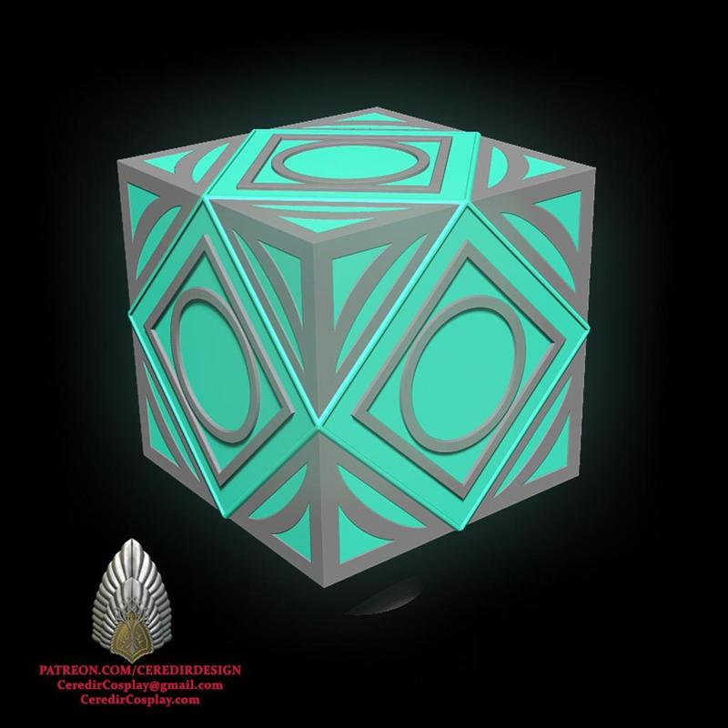 Star Wars Jedi Holocron 3D DIGITAL DOWNLOAD