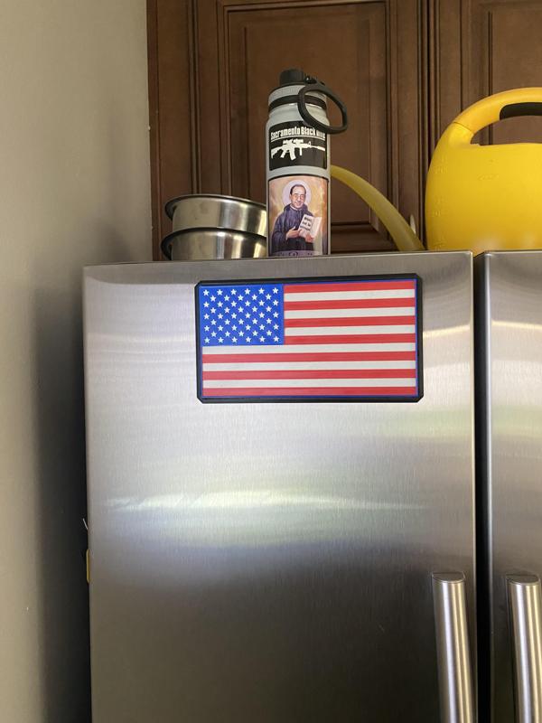 Multi Color American Flag with magnet option