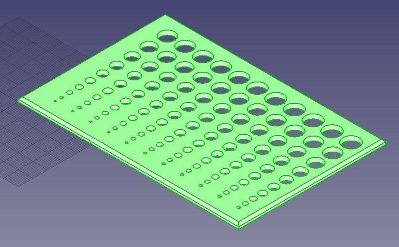 Referenz für Bohrungen 1,0 bis 11,0mm