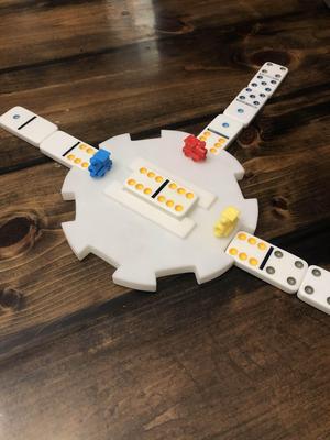 Mexican Dominoes Hub Base Plate