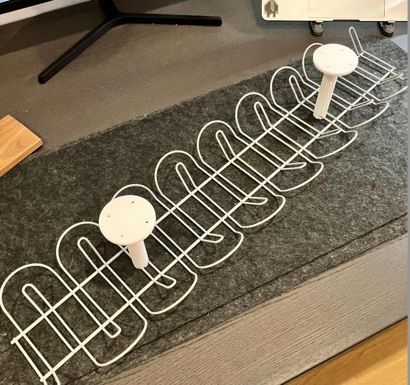 Legs for IKEA SIGNUM Cable management system