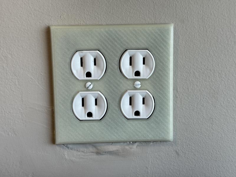 Outlet Cover Double