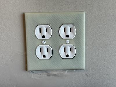 Outlet Cover Double