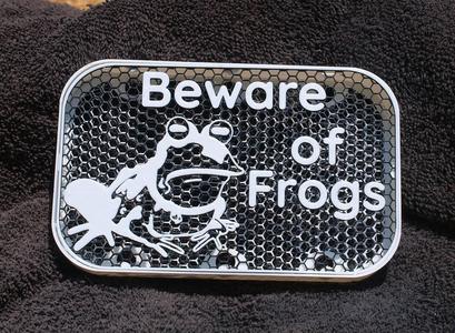 "Beware of" signs