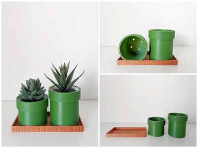 Super Mario pipe plant pots