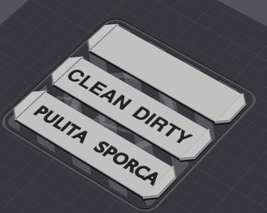 Dishwasher Indicator - Blank template + ITA