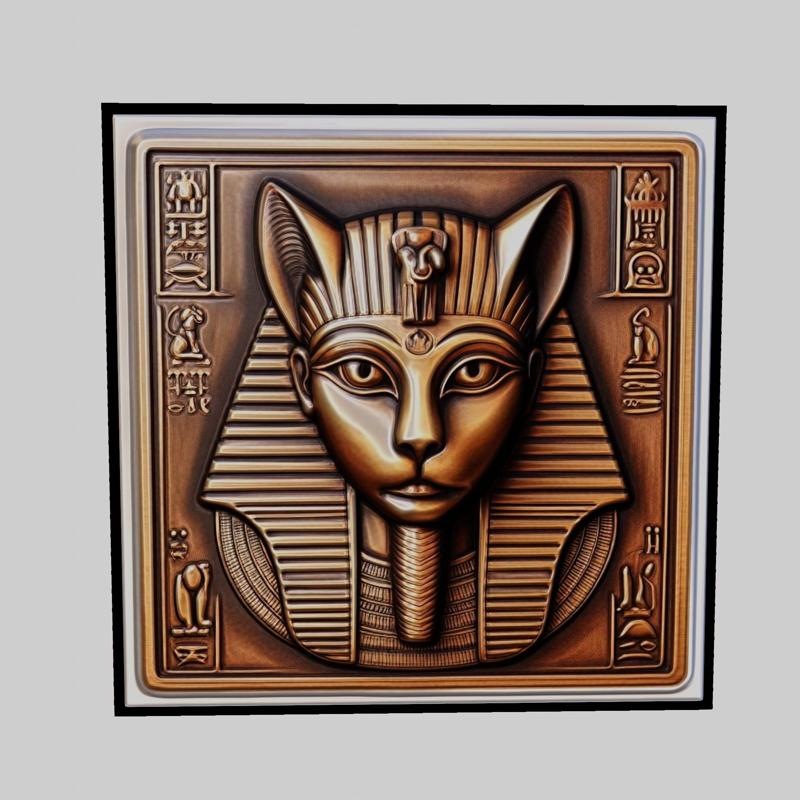 Sekhmet Ancient Egyptian Goddess for CNC Router Laser & 3D Printer