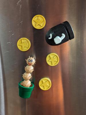 Mario Kart Character Magnets