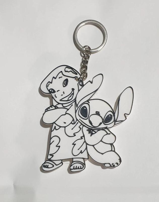 Keychain Lilo & Stitch
