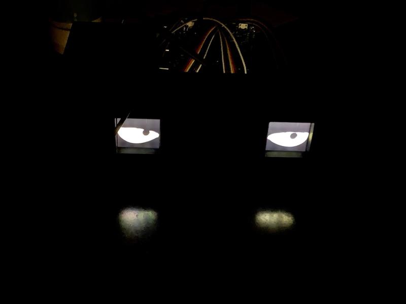 Case for Adafruit Animated Eyes Bonnet for Raspberry Pi W/ US-100