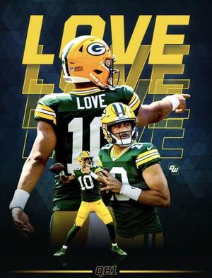 Jordan Love Lithophane