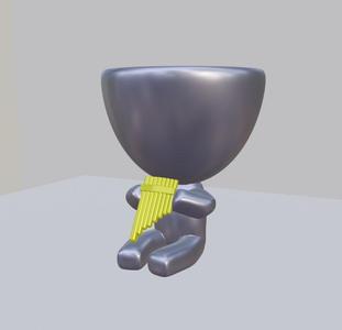 Robert Plant playing Zampoña