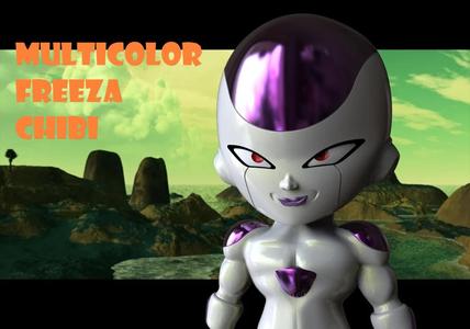 Freeza Chibi - Multicolor and single color profile