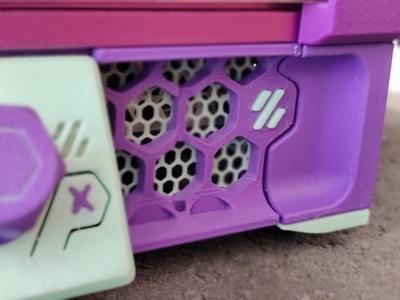 Voron V0 Skirts with Mesh + Keystones