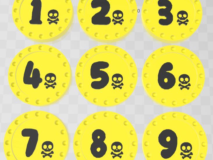 COINS WITH NUMBERS