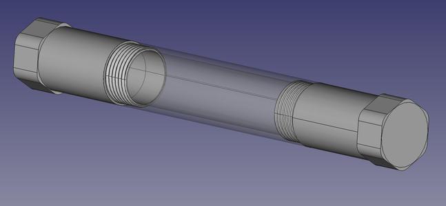 Double Ended Threaded Tube