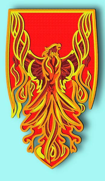 3D phoenix