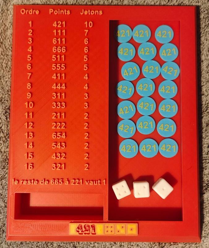 421 Game Board