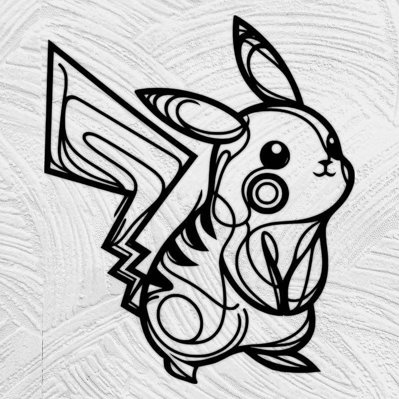 pickachu singel line