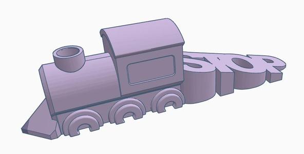 Locomotive STOP Door Stopper