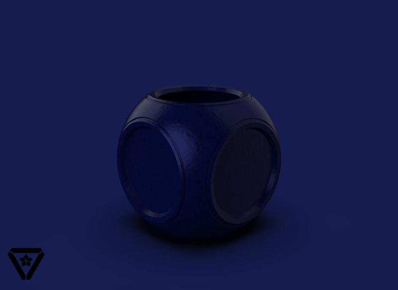 159. Sphere - V6 - Planter Pot Cube Garden Pot - Isidora