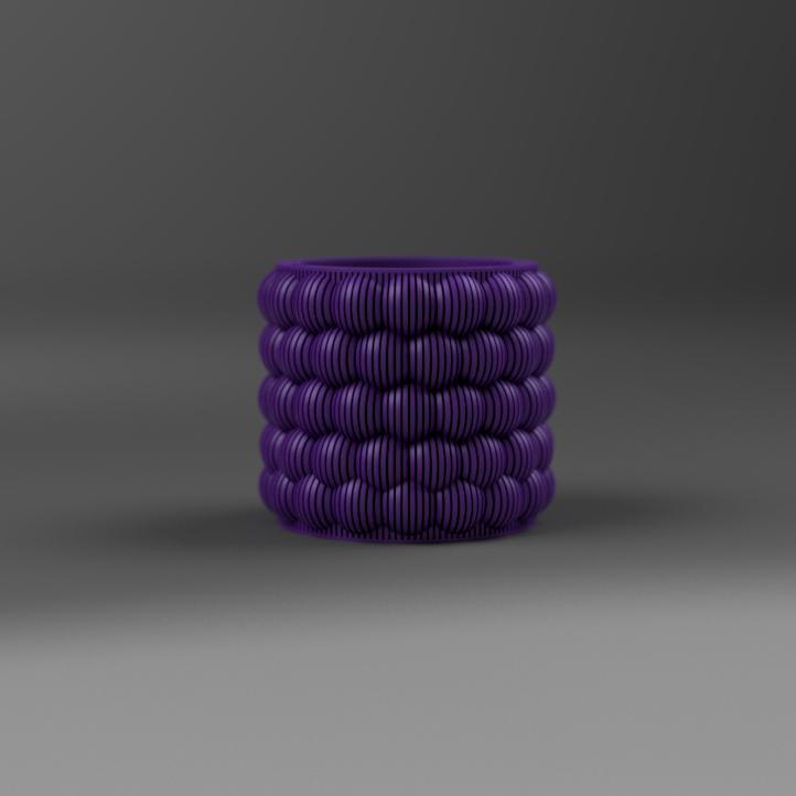 Berry - Flower pot with changeable design. Model 1