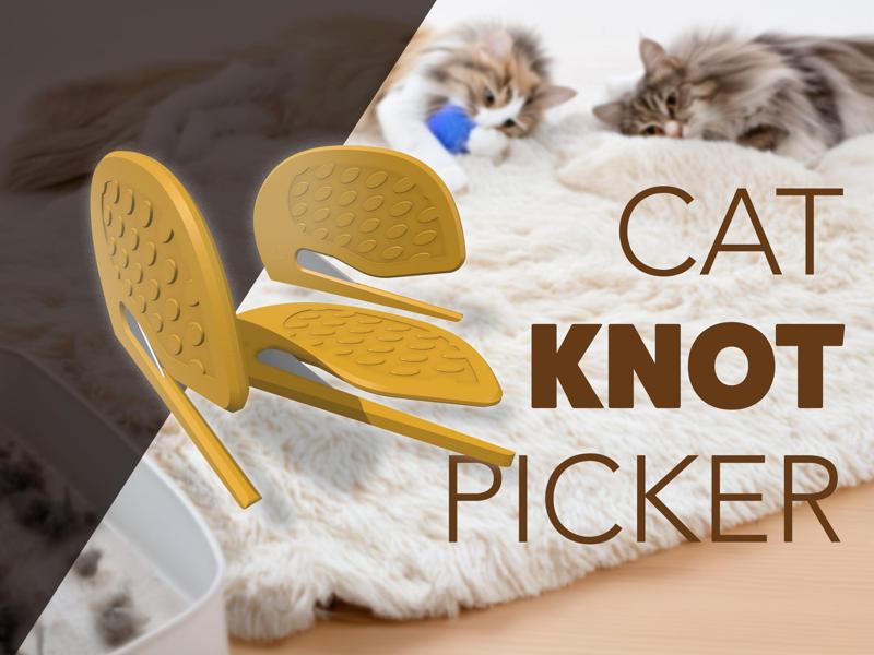 Cat knot picker
