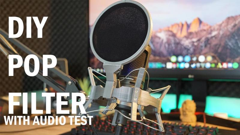 Pop Filter for DIY Shock Mount