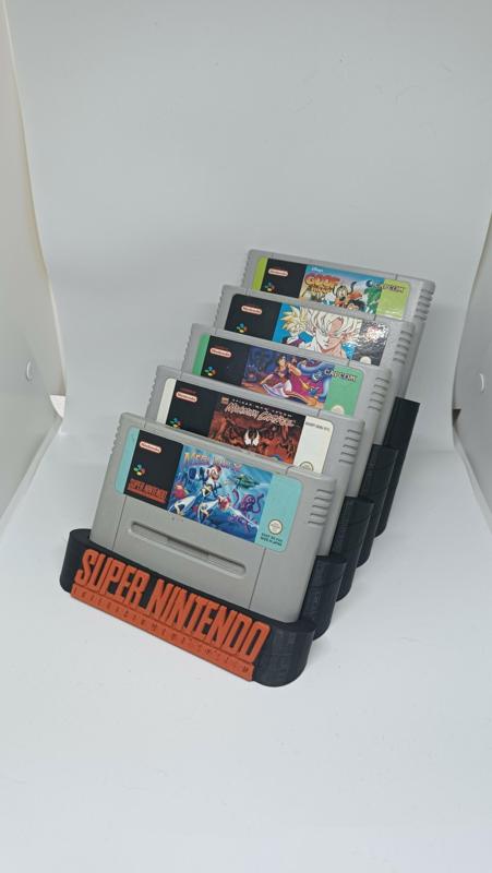 SNES PAL & US game stand