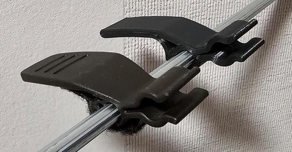 Touareg 7P boot curtain clip 7P689877345