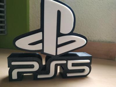 Playstation 5 icon brand decor