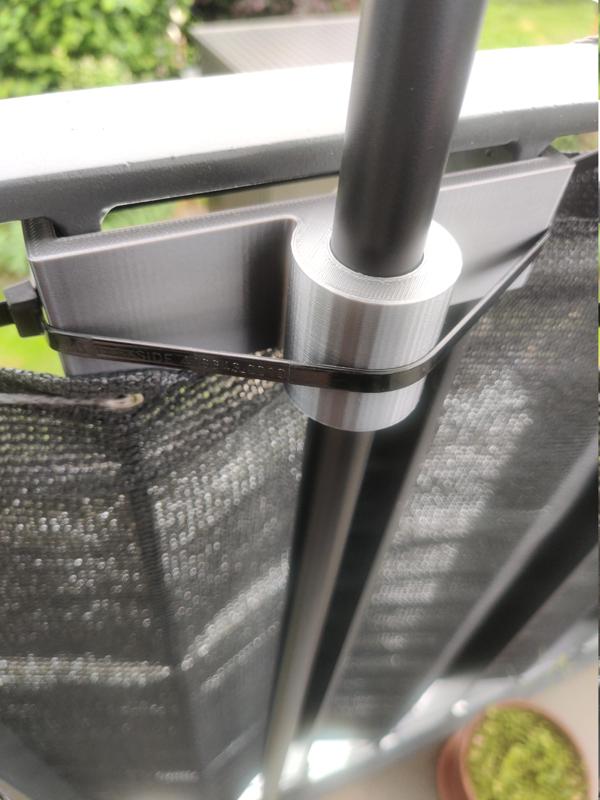 Parasol holder for balcony / Sonnenschirmhalter für Balkon