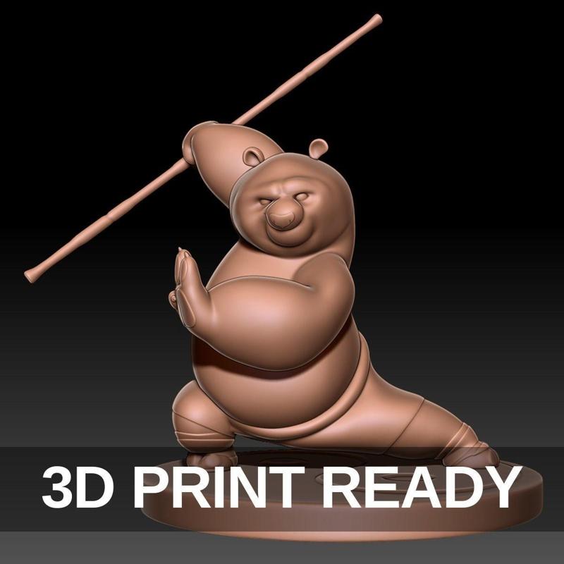 Kung Fu Panda po with base